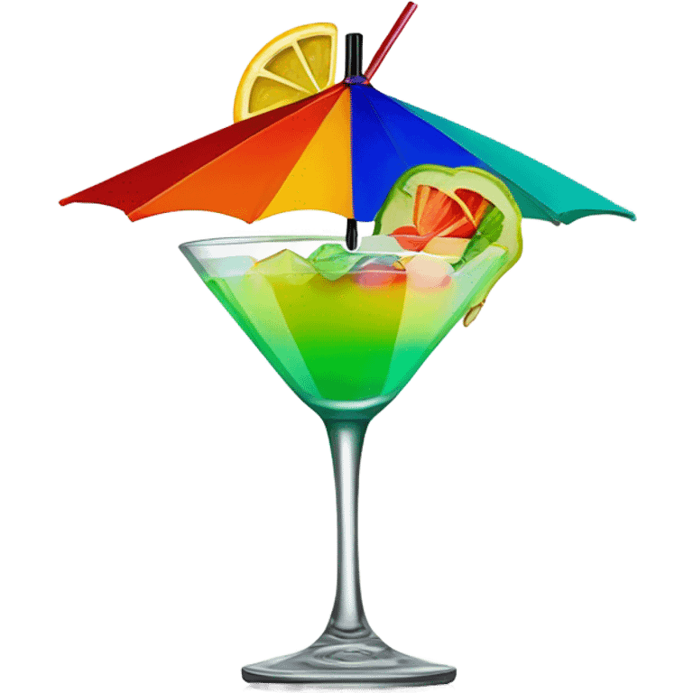 Pretty cocktail emoji