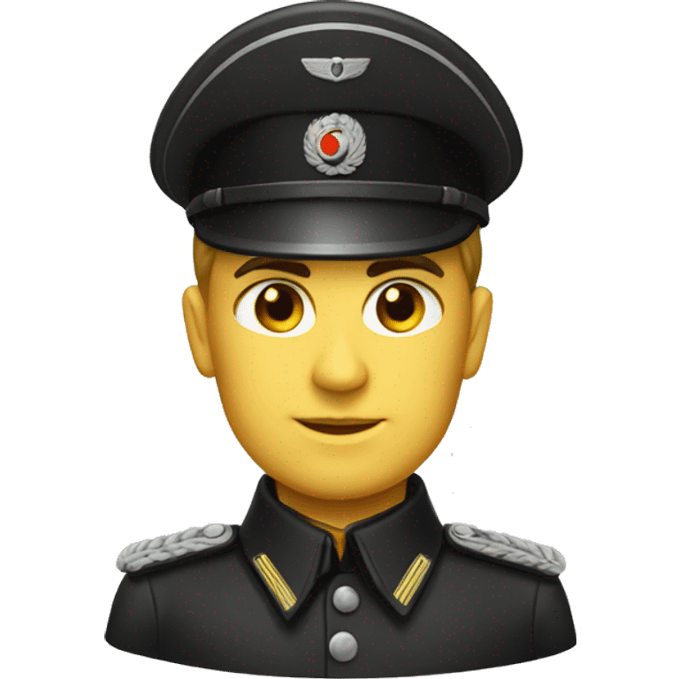 germany 1944 military officer black uniform emoji