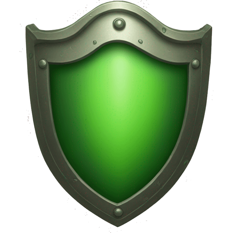 create a green shield emoji