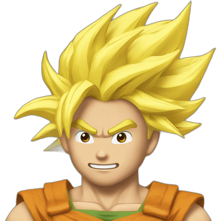 Végéta transformation super sayan emoji