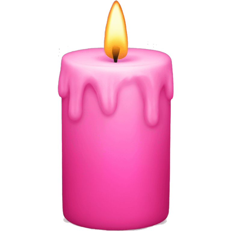 pink candle emoji