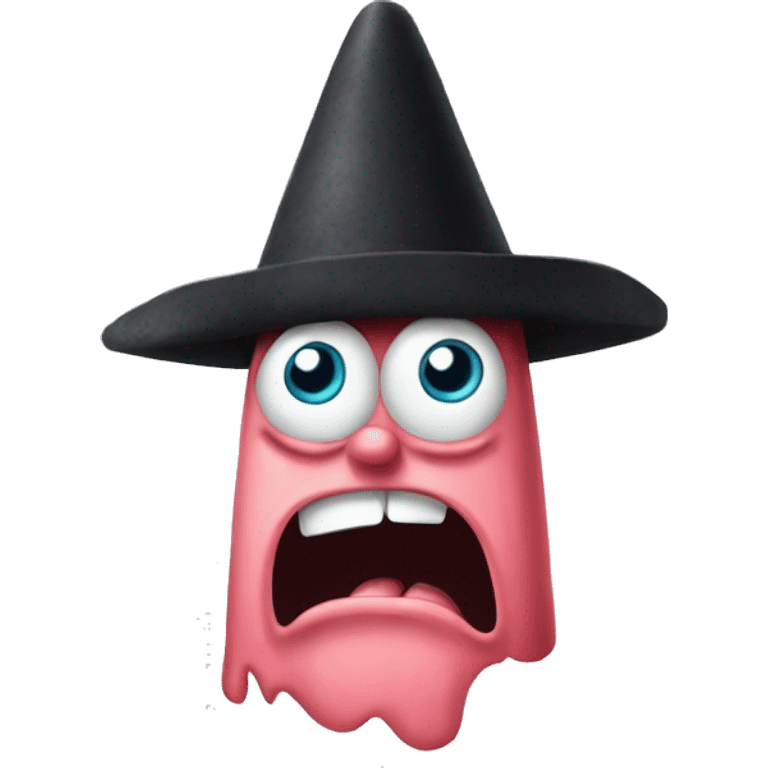 Evil Patrick Star from SpongeBob meme as an emoji emoji