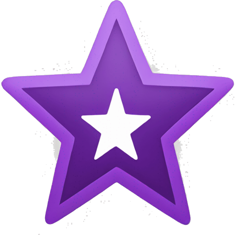 purple check mark in a star emoji