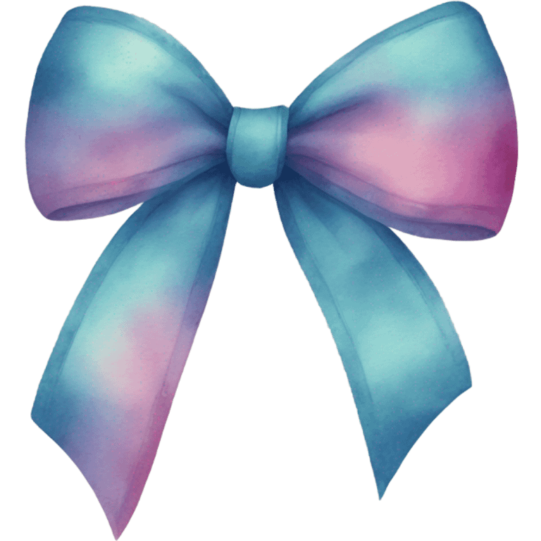 Watercolor Bow emoji