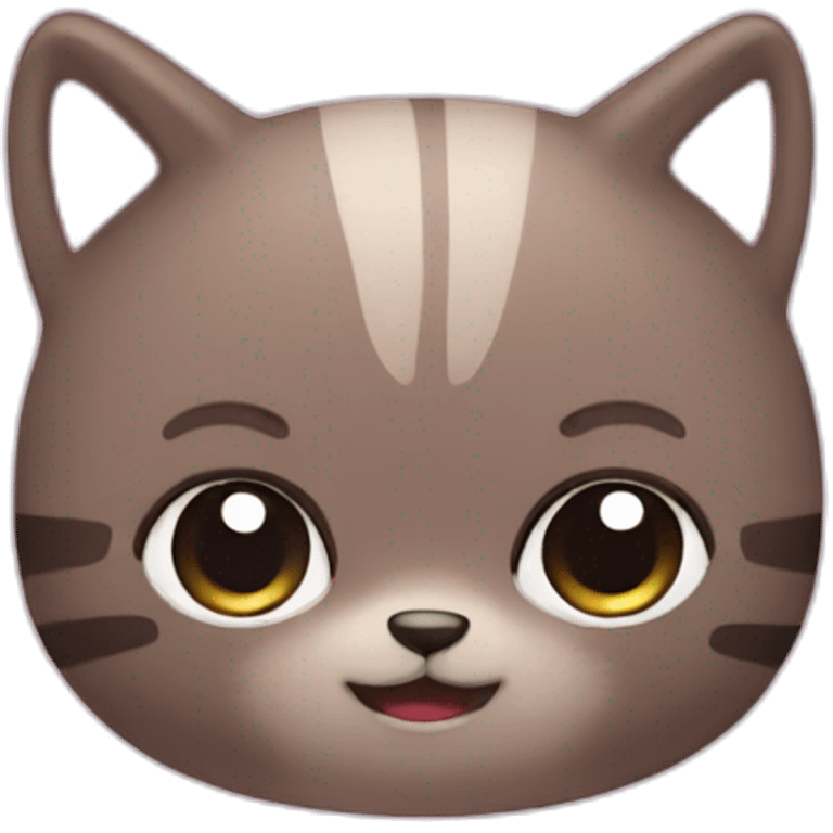 Chat kawaii emoji