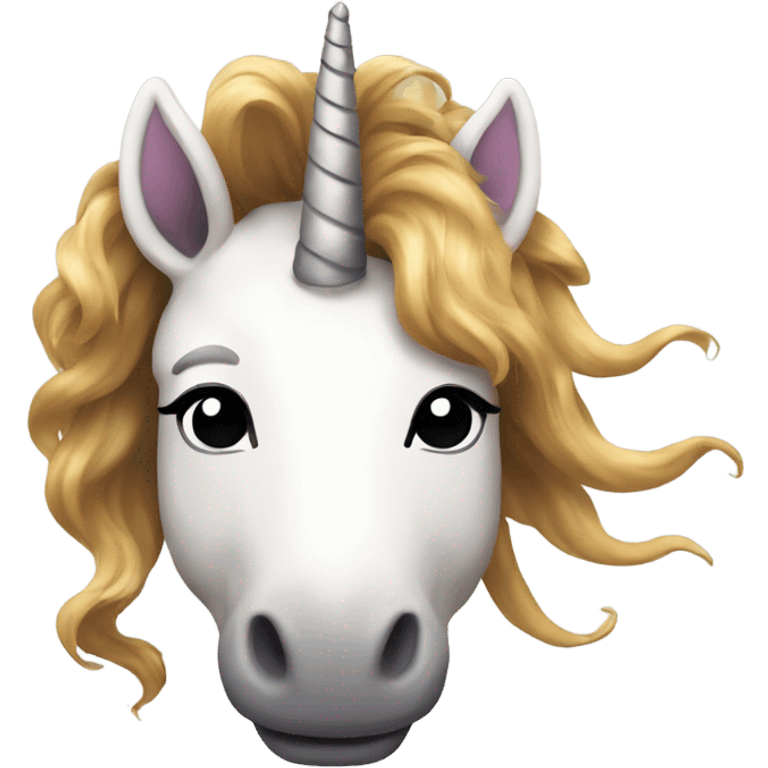 make a unicorn with poop hair  emoji