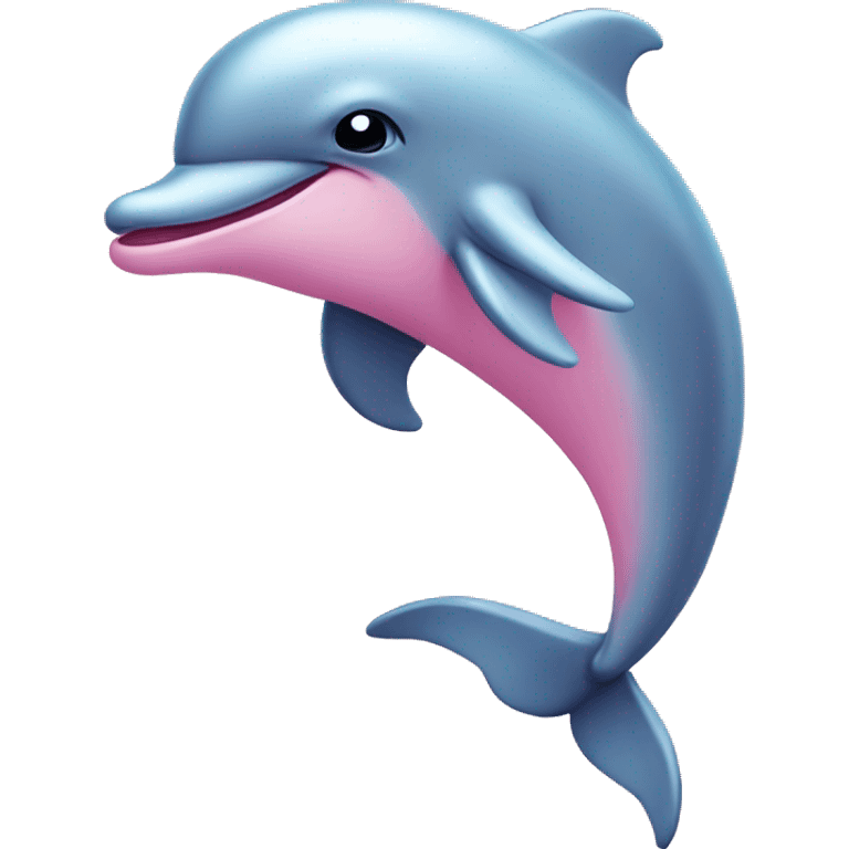 Pastel-pink-colors-dolphin emoji