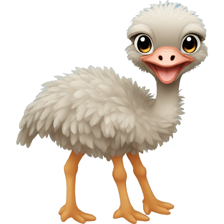 baby ostrich emoji