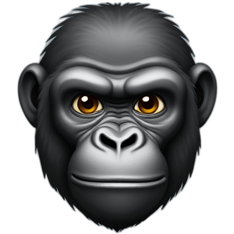 gorilla posing emoji