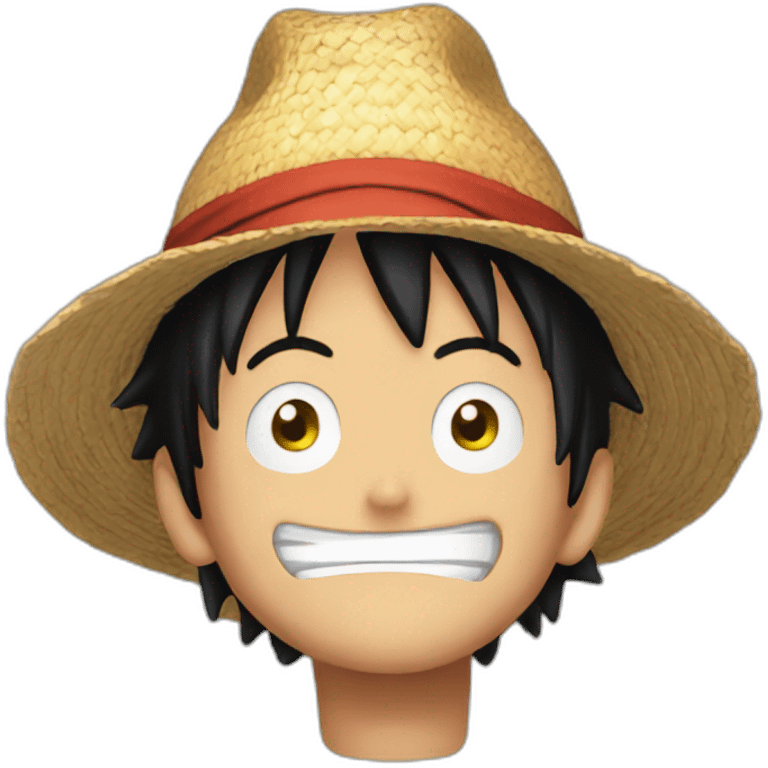 Luffy en train de fumer emoji