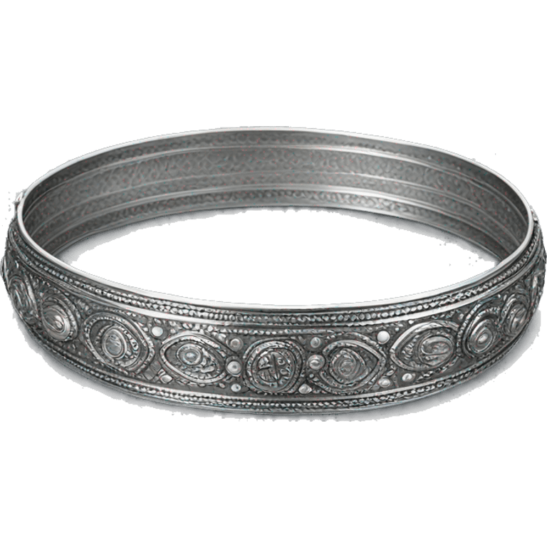 Silver bangles indian emoji