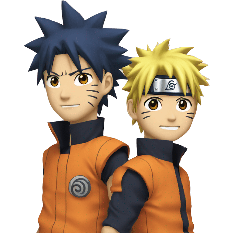 Naruto uzumaki with sharinghan  emoji