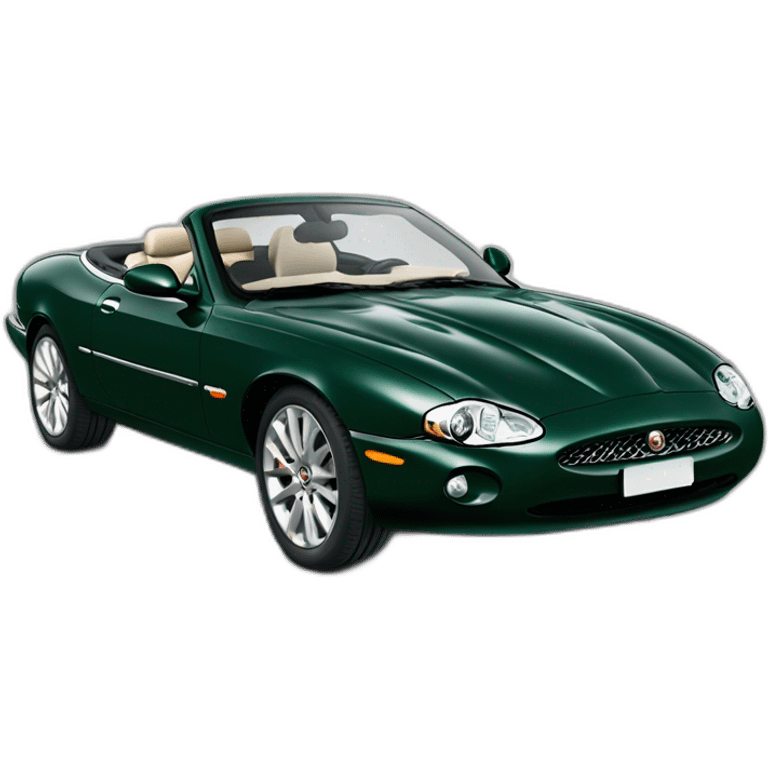  Dark green 1997 Jaguar XK8 convertible emoji