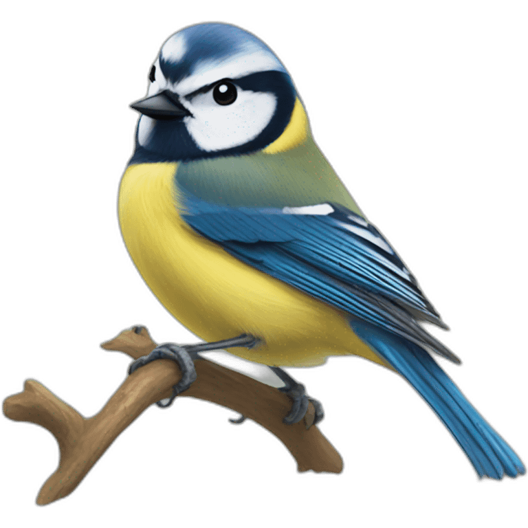 Blue tit emoji