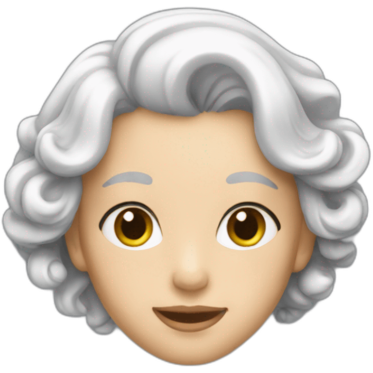 Old beauty emoji