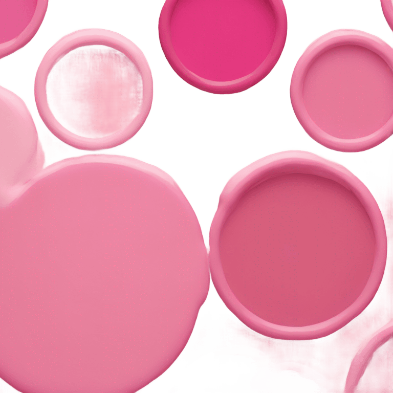 Pink paint palette  emoji