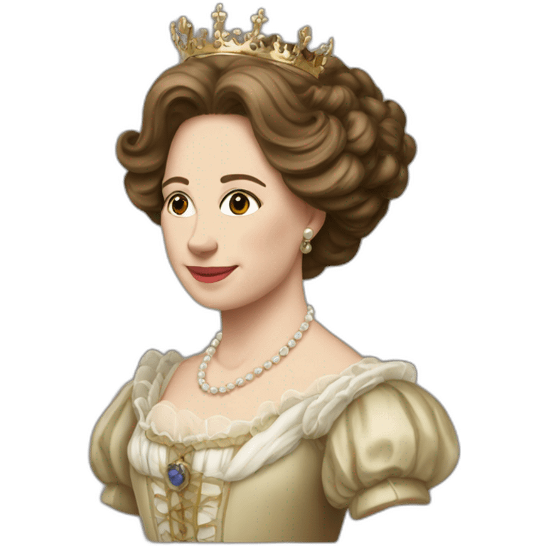 La reine d'Angleterre emoji