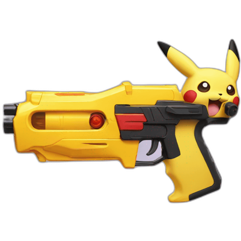 pikachu nerf gun emoji