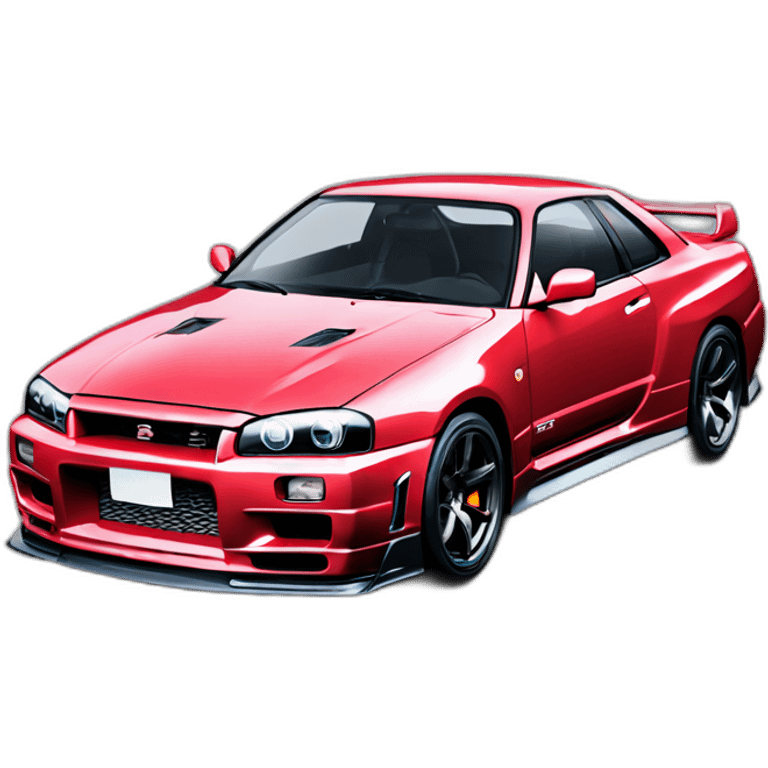 Nissan-skyline-gt-r34 emoji