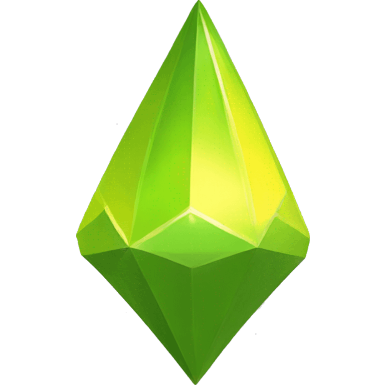 The Sims 4 plumbob  YELLOW emoji