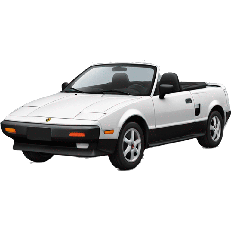 Black mr2 convertible  emoji