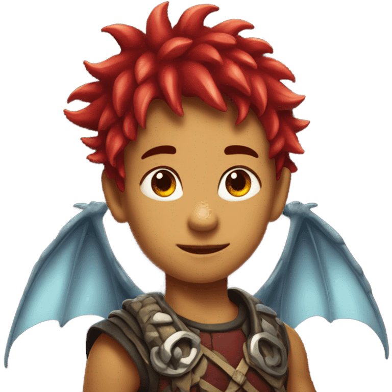 Red Dragon boy emoji