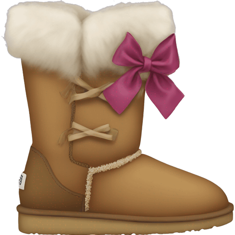 Uggs with bows emoji