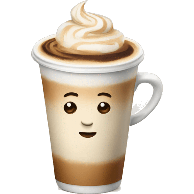 A beautiful coffee latte  emoji