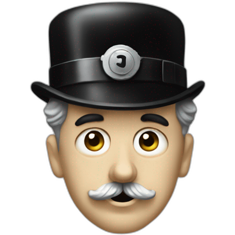 Charlie Chaplin the great dictator face emoji