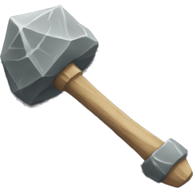 stone mace emoji