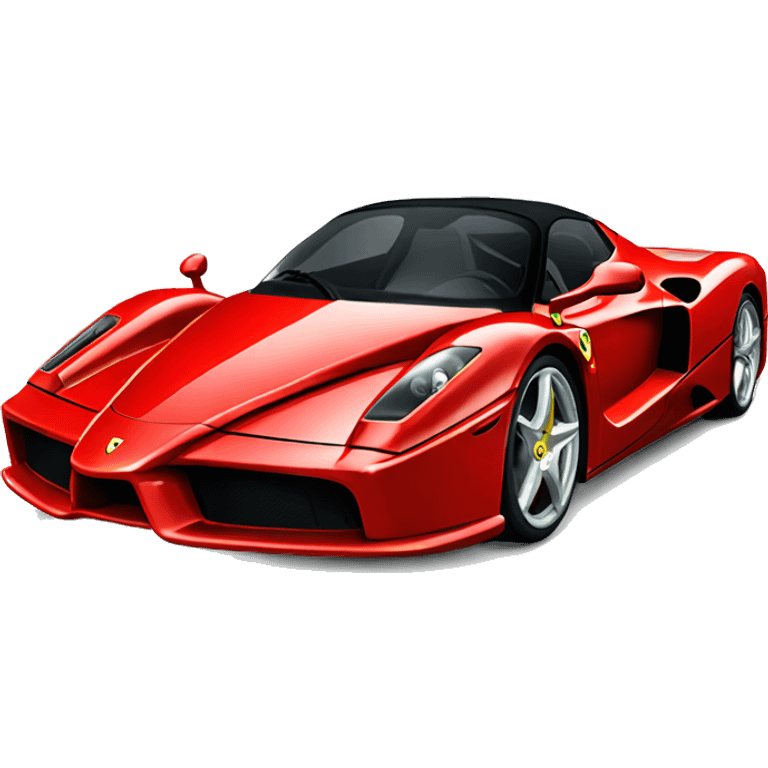 Create emoji one Ferrari Enzo red  emoji