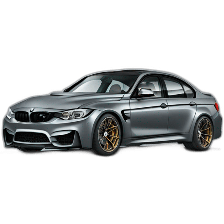 BMW m3 f80 gris nardo emoji