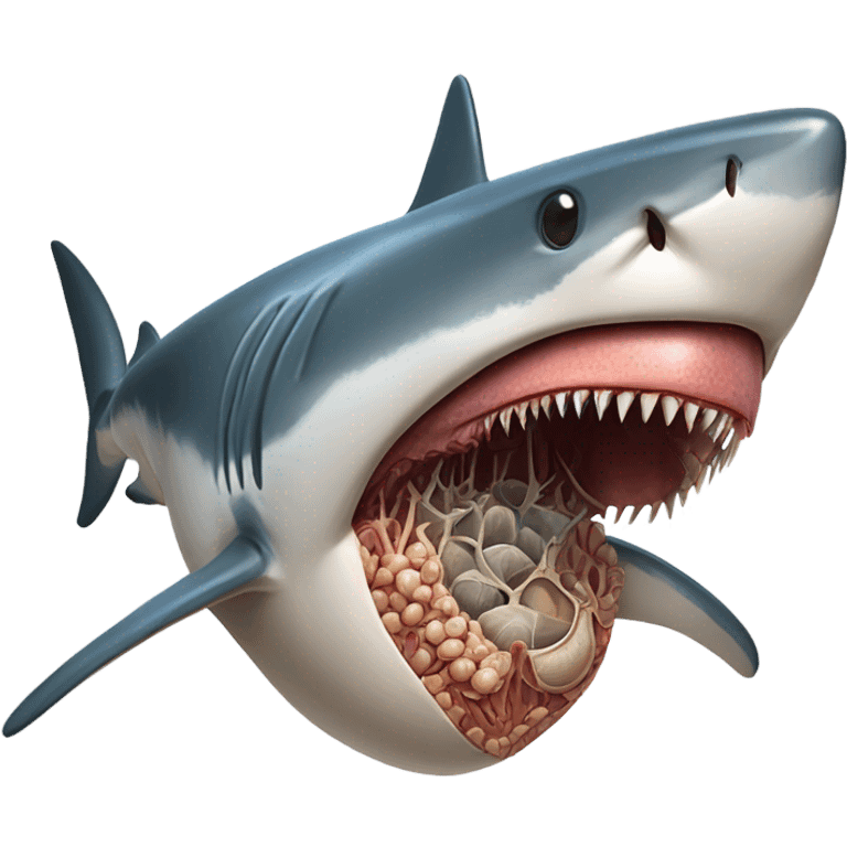 Shark organs  emoji