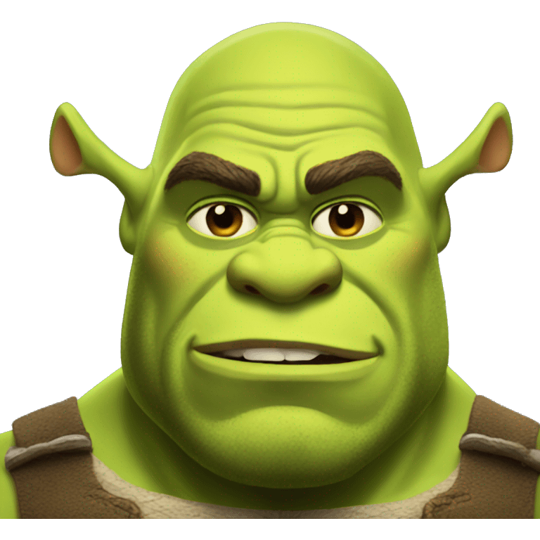 Buff Shrek emoji