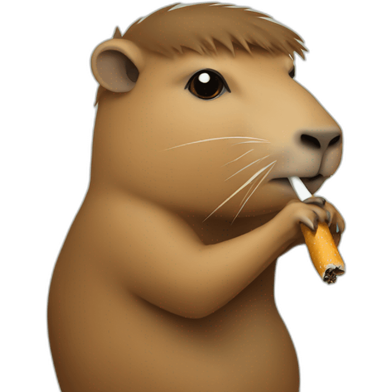 capybara-smoking emoji