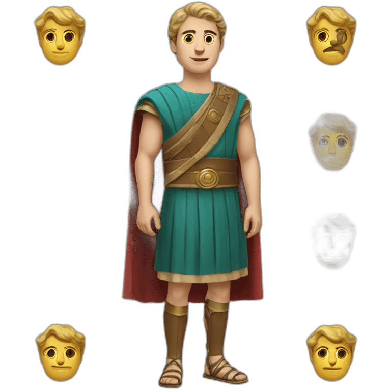 Paul Mescal wearing roman clothes emoji