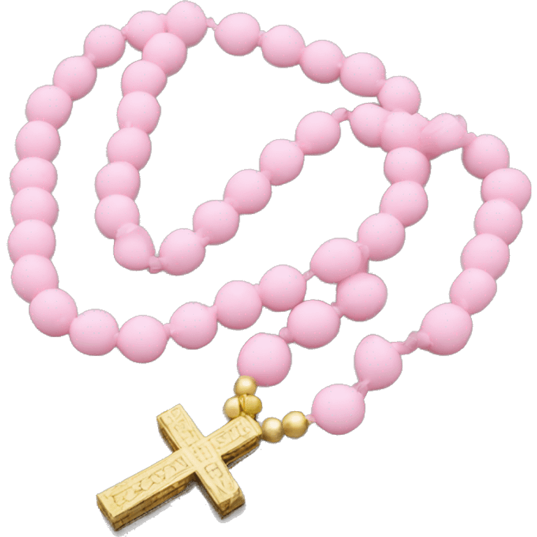 Light pink tasbeeh ( prayer beads ) emoji