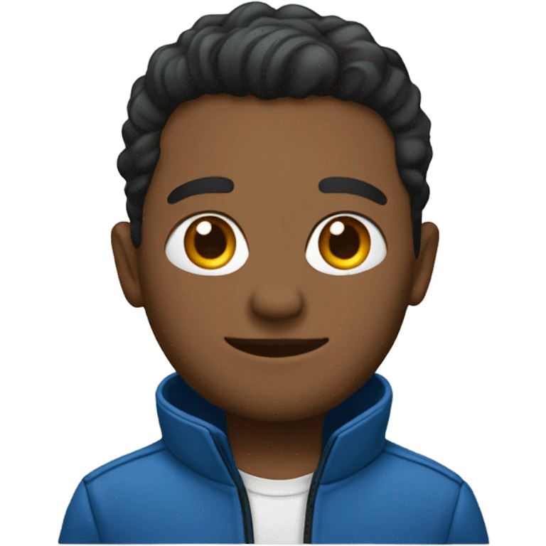 Blue jacket  emoji