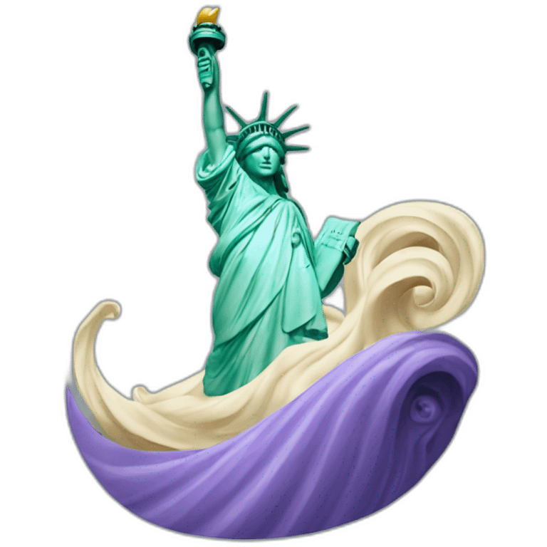 liberty wave emoji