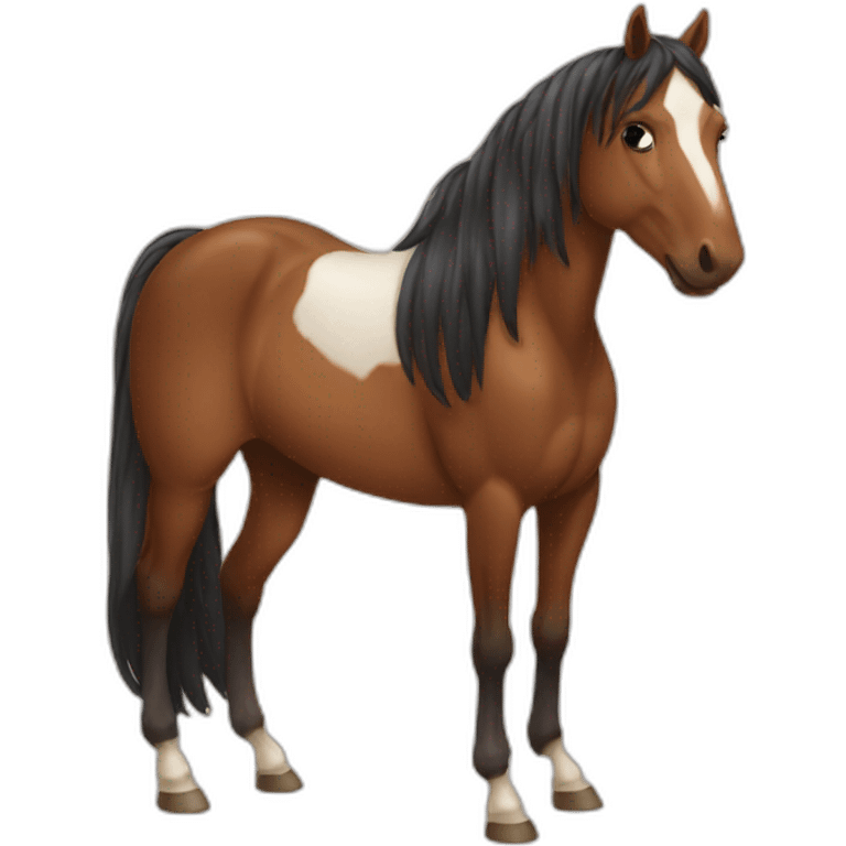 horse love emoji