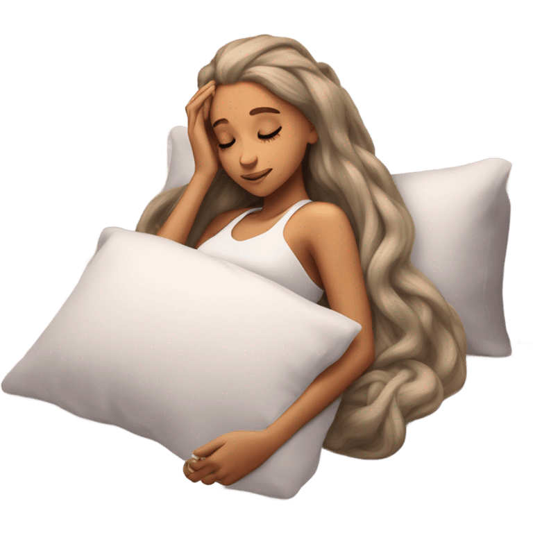 Ariana Grande sleeping emoji