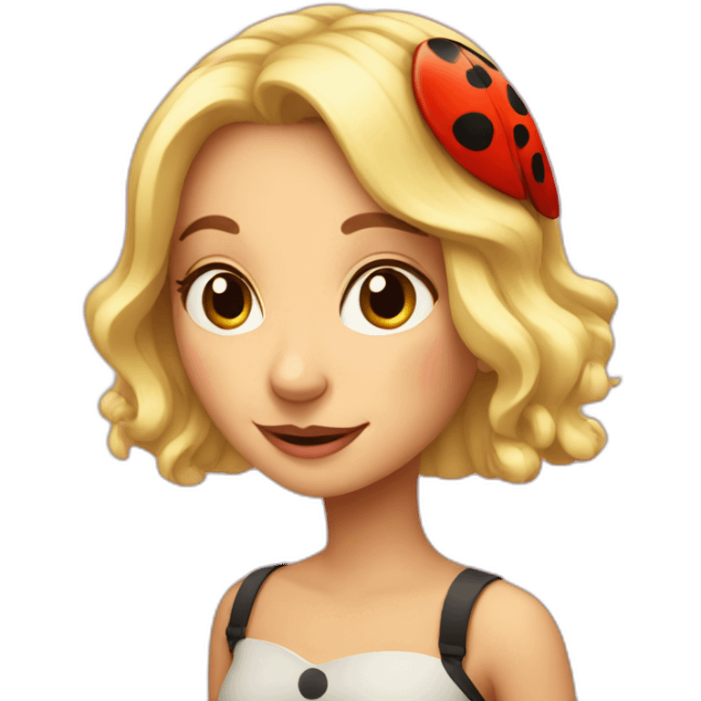 Lady bug emoji