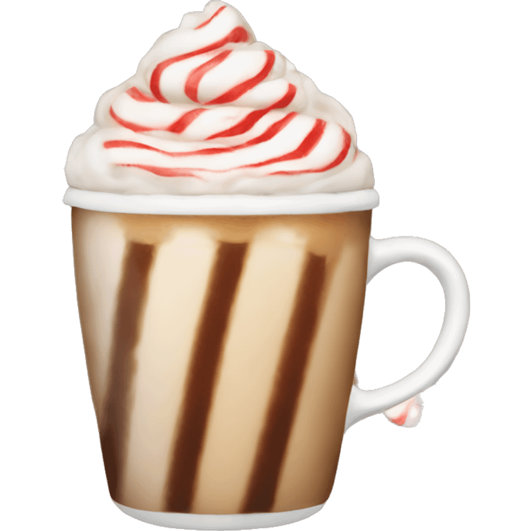 Peppermint latte emoji