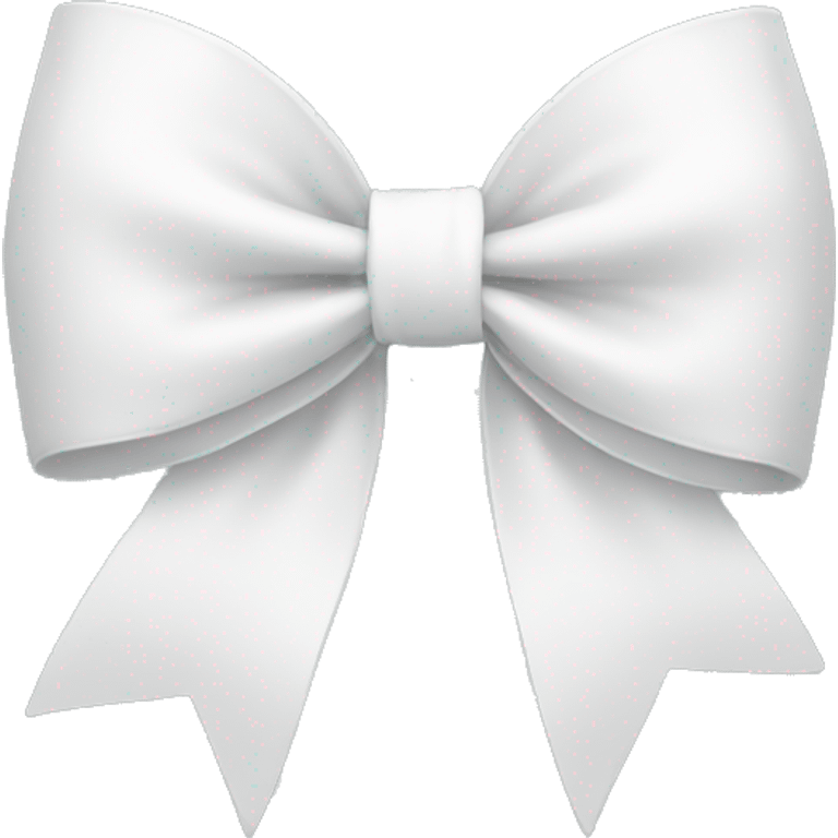 white bow emoji