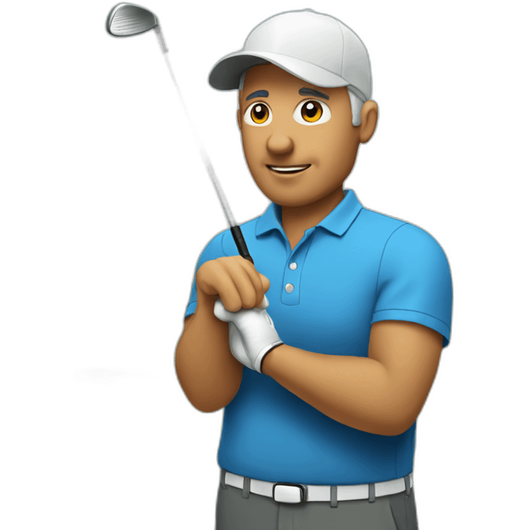 Golf-coach emoji