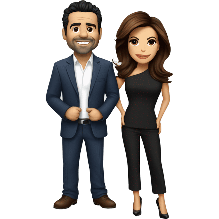 Ricardo Antonio Chavira with Eva Longoria emoji