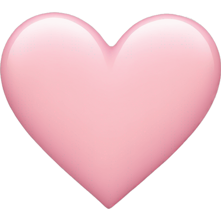 light pink heart emoji