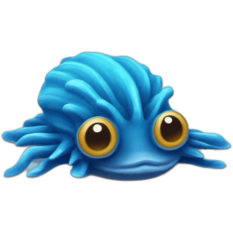 blue sea slug emoji