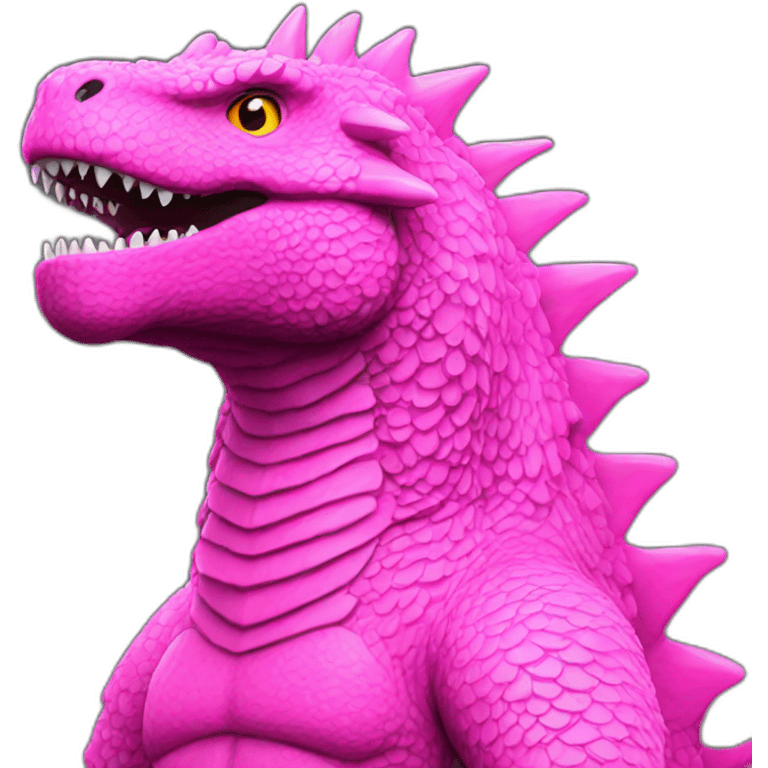 godzilla pink emoji