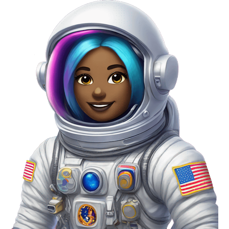 lisa frank astronaut emoji